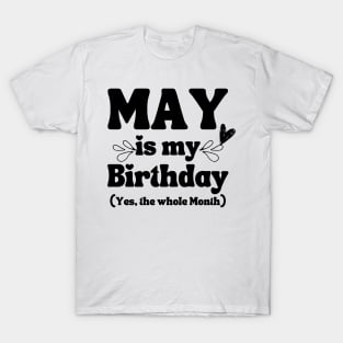 May Birthday T-Shirt